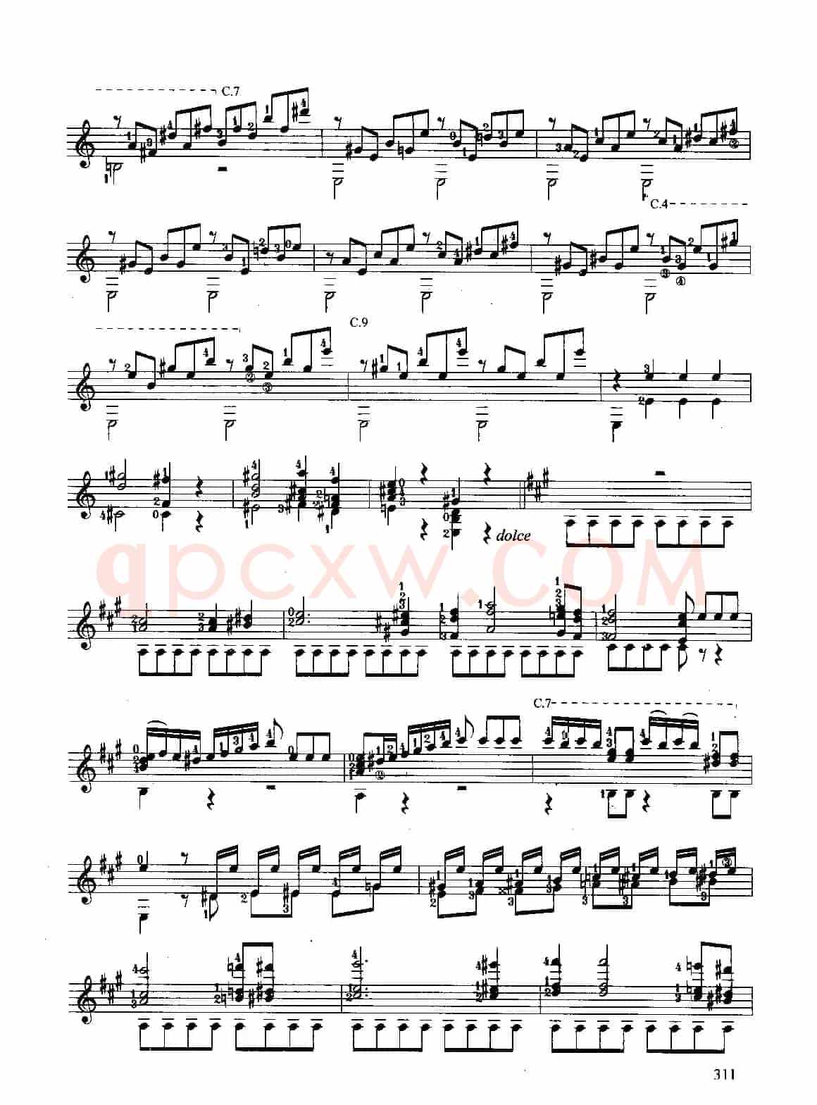 英雄大奏鸣曲（古典吉他）