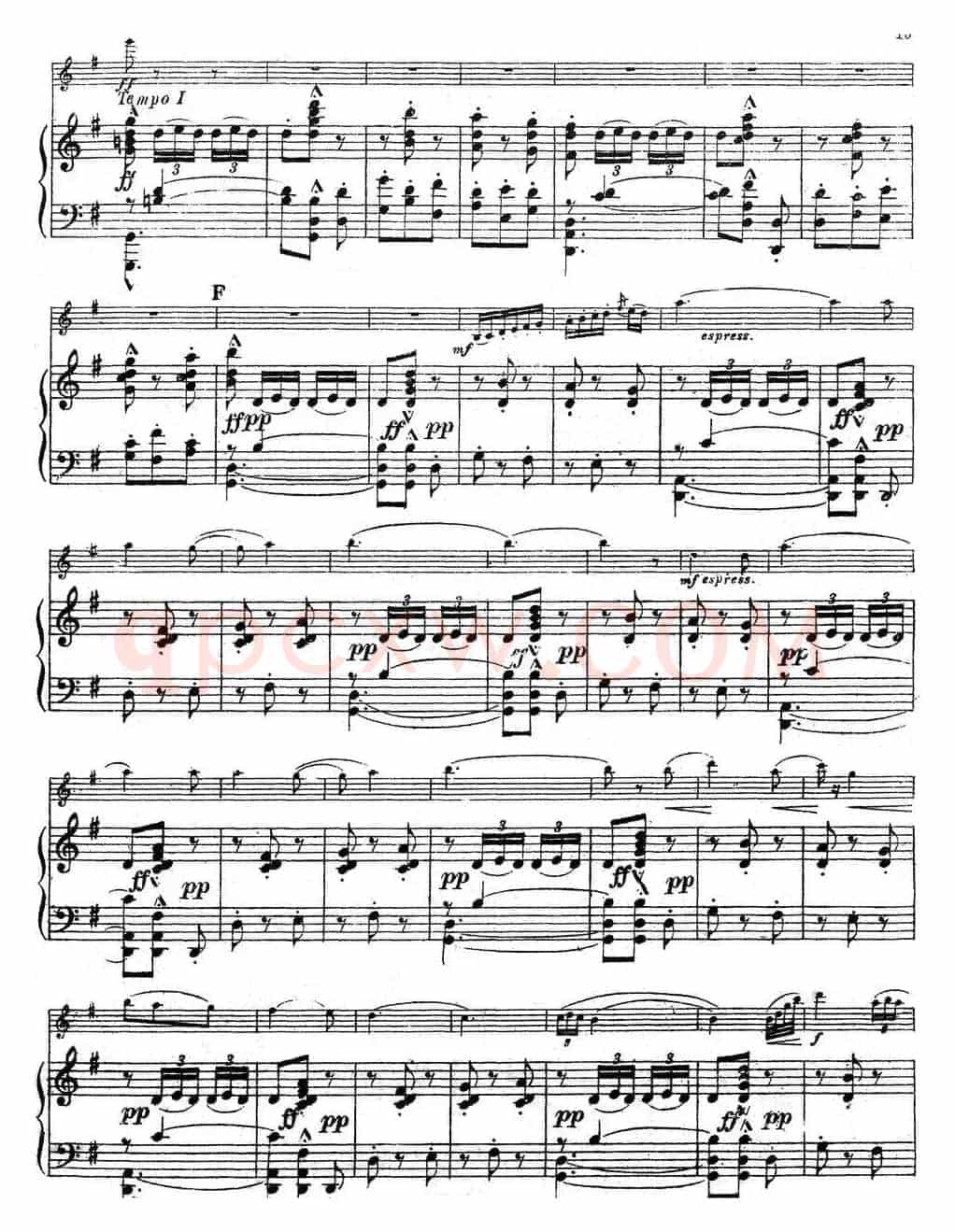 Symphonie Espagnole Op.21，No.2（西班牙交响曲）（小提琴+钢琴伴奏）