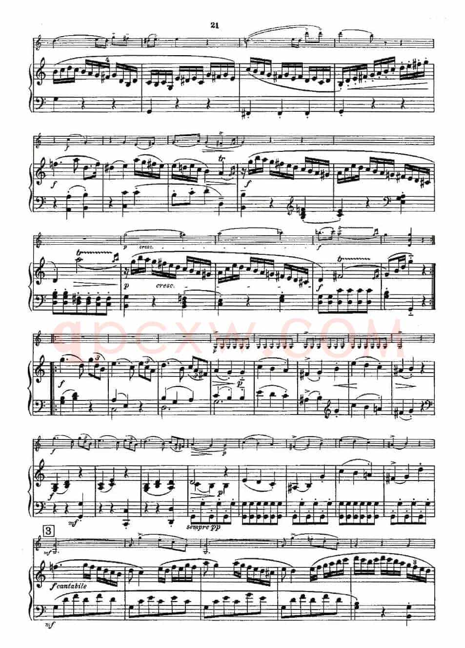 Mozart - Violin Sonata No.2, KV. 303（第二小提琴奏鸣曲）