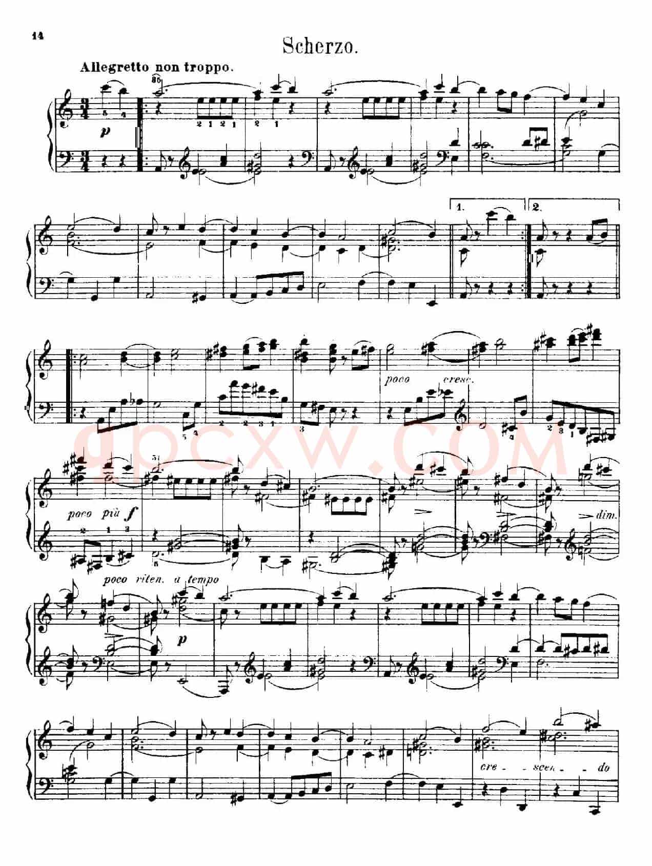 Petite Sonate Dans La Forme Classique Op.9(古典小奏鸣曲)