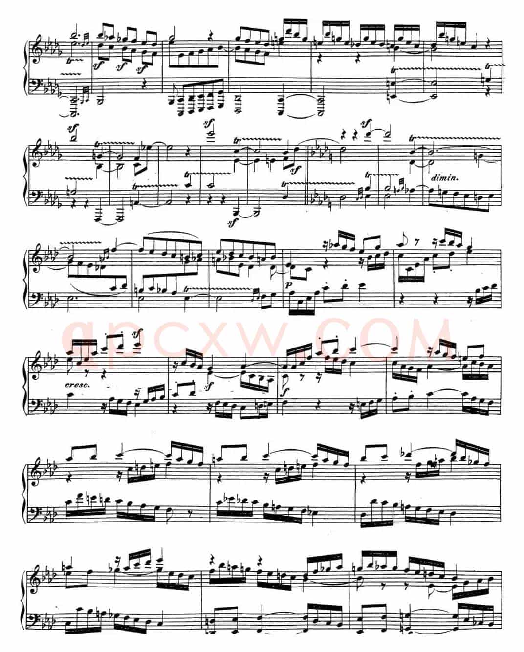 贝多芬钢琴奏鸣曲29 钢琴（锥子键琴）降B大调 Op.106 B-flat major