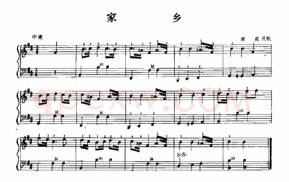 家乡（挪威民歌）