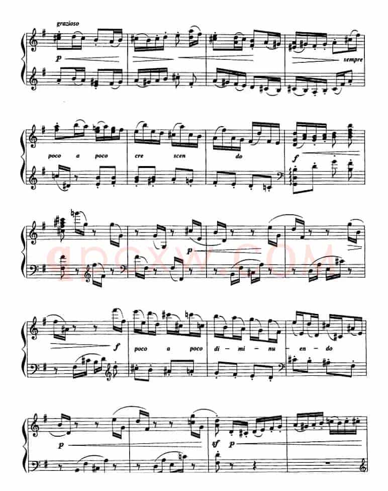 现代钢琴曲：15、幽默曲（Op.79a，No.2）