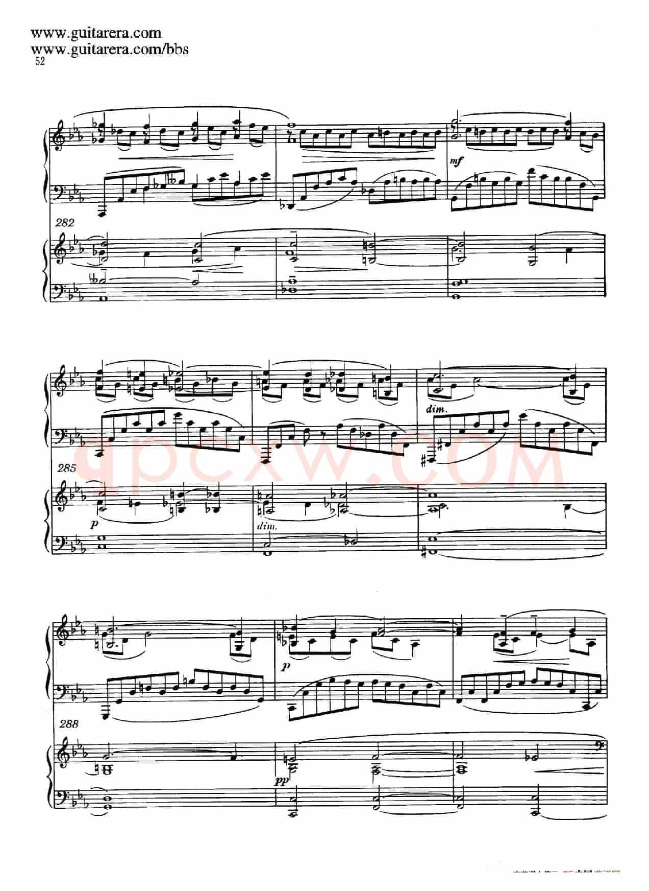 c小调第二钢琴协奏曲 Op.18(双钢琴·第一乐章)