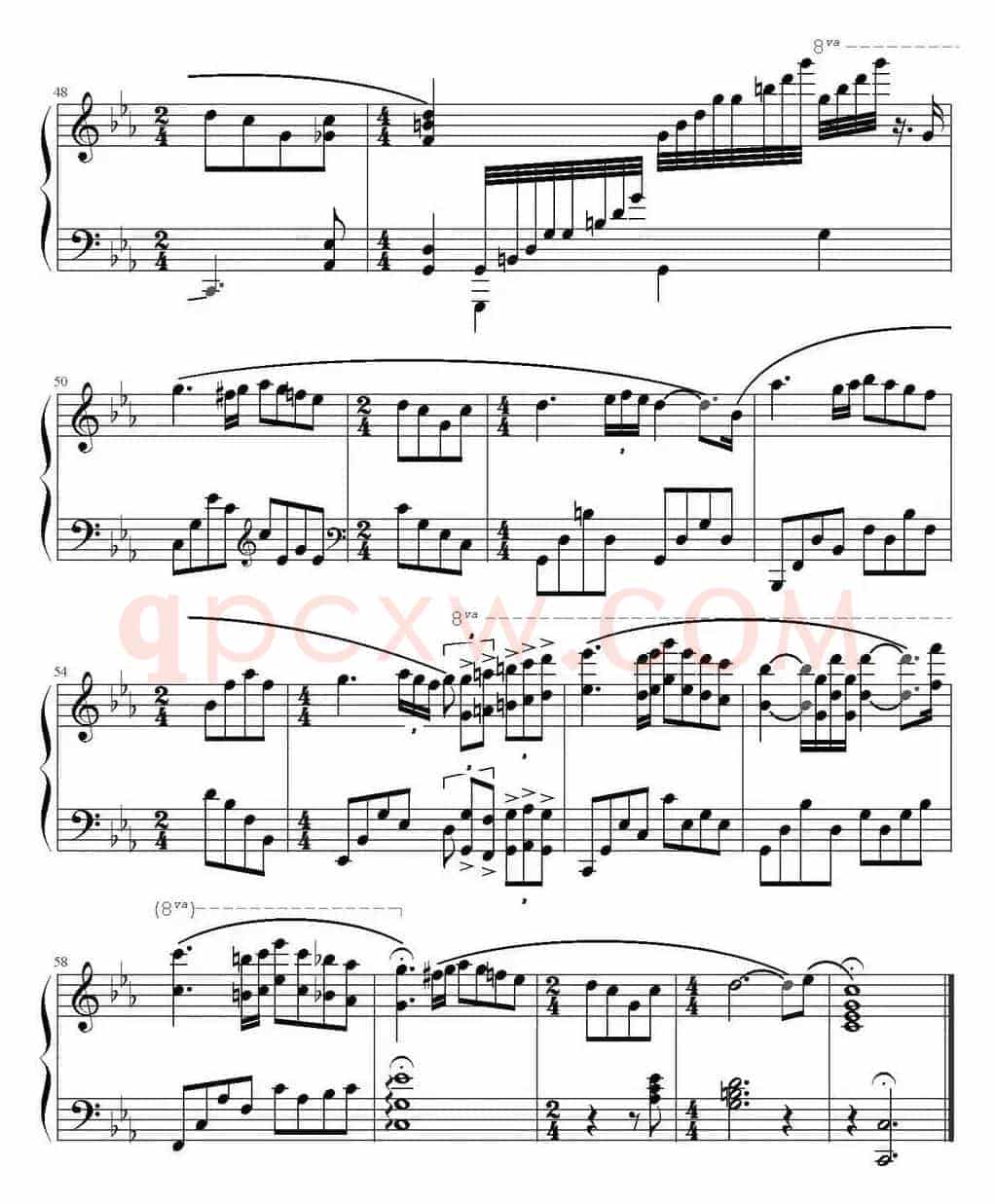 爱的协奏曲（弹琴吧制谱版）