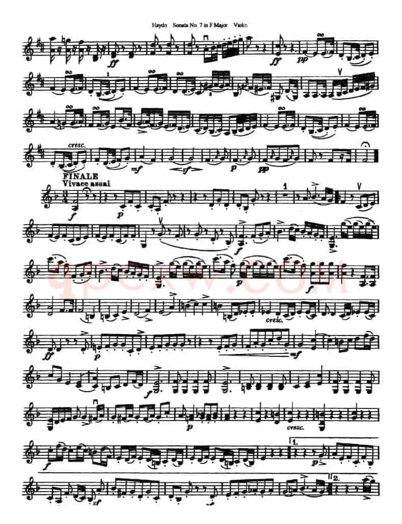 Soata No.7 in F Major
