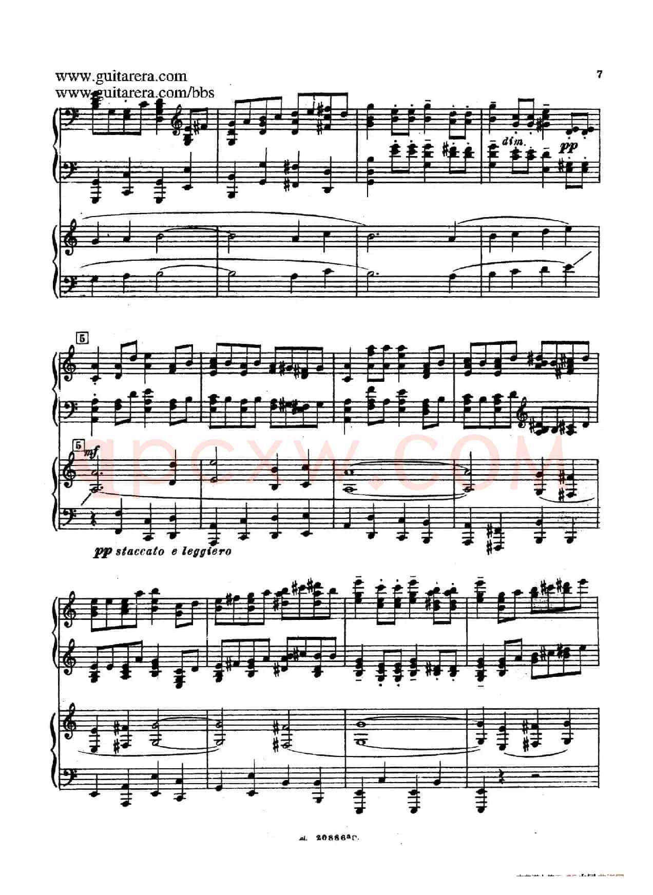 第二双钢琴组曲 Suite for Two Pianos No.2 Op.17(1. 引子 Introduction)