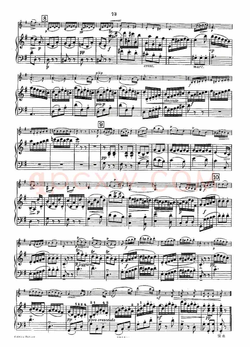 Mozart - Violin Sonata No.6, KV. 301（第六小提琴奏鸣曲）