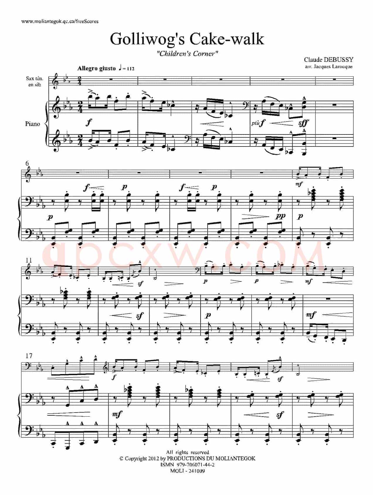 木偶步态舞（次中音萨克斯+钢琴伴奏）