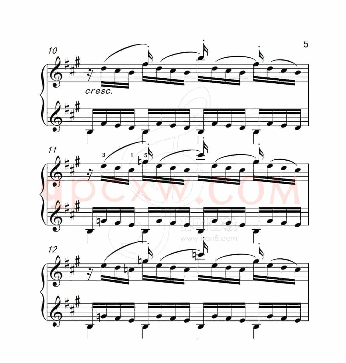 练习曲 6（克拉莫钢琴练习曲60首）