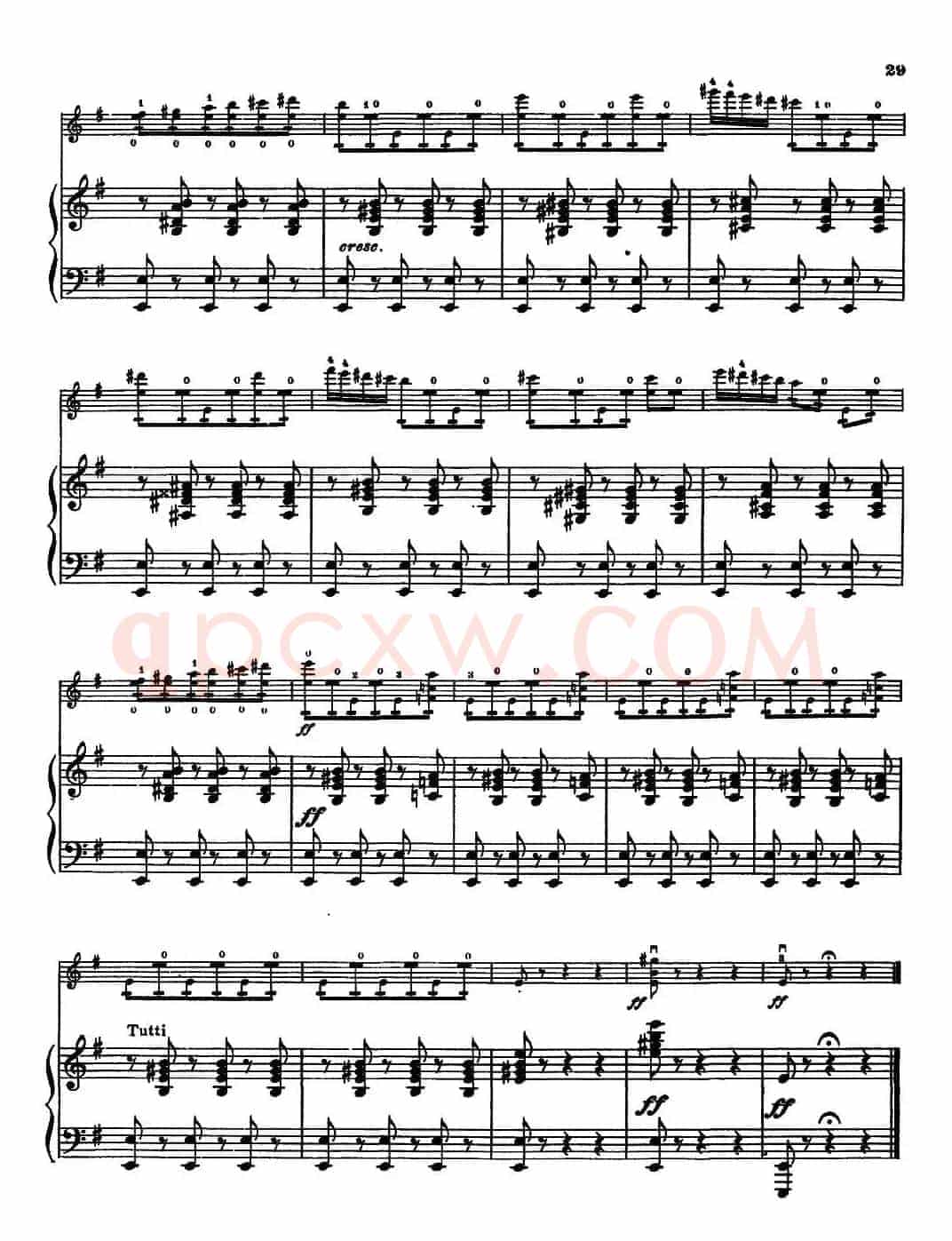Carmen Concert Fantast Op.25（Ⅳ）（小提琴+钢琴伴奏）