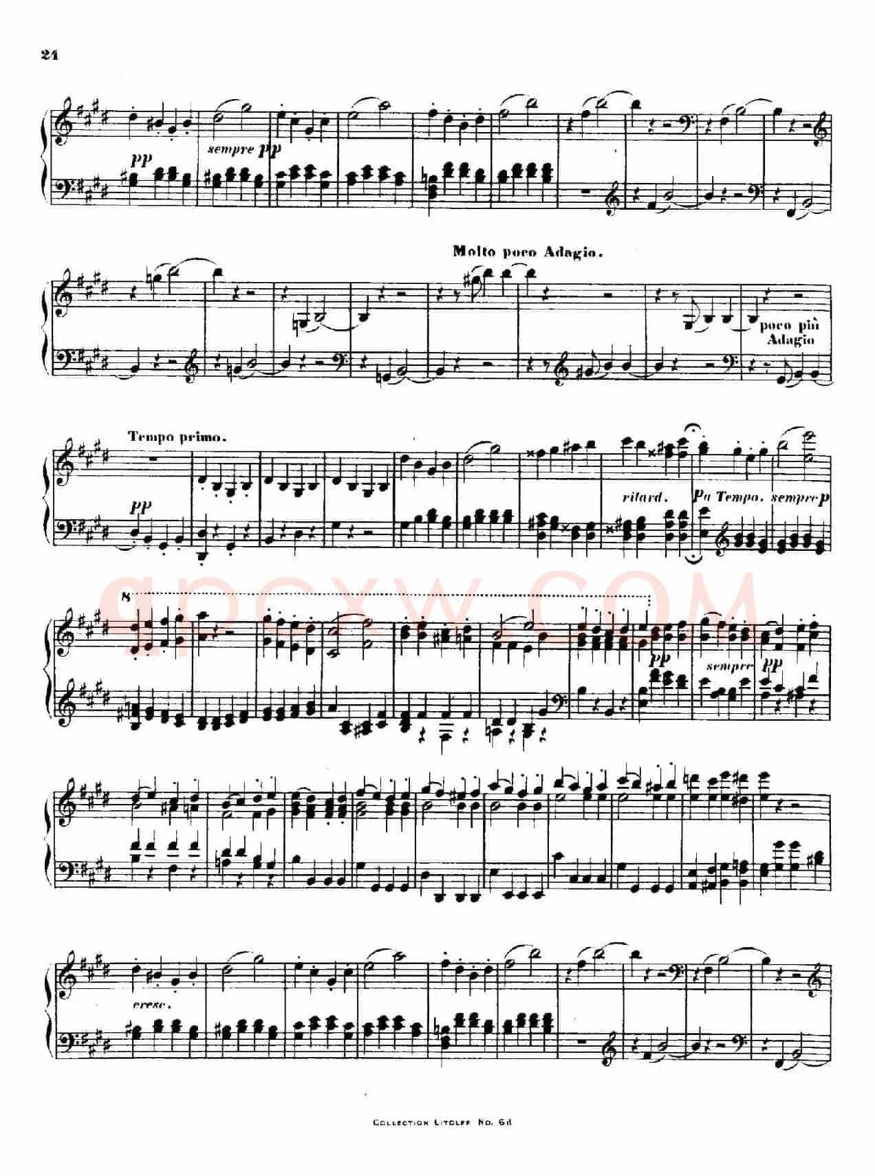 Quartet No.14(升c小调第十四弦乐四重奏钢琴版)
