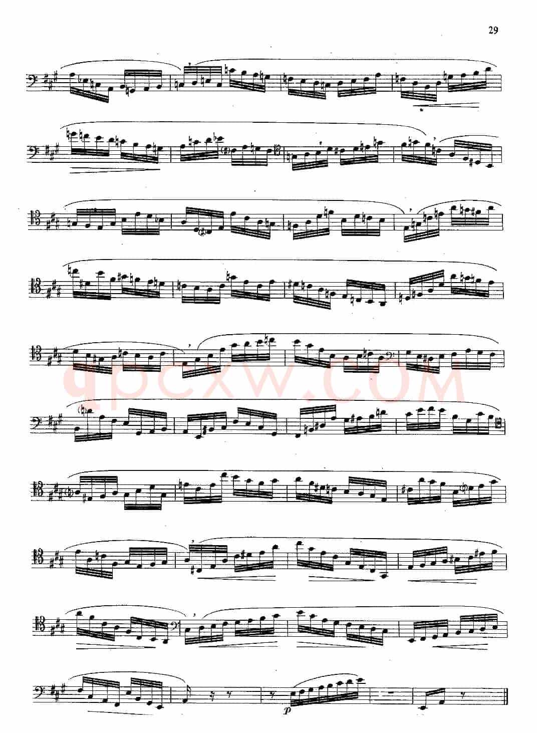 大管高级练习曲 第二部分 节奏练习（1）