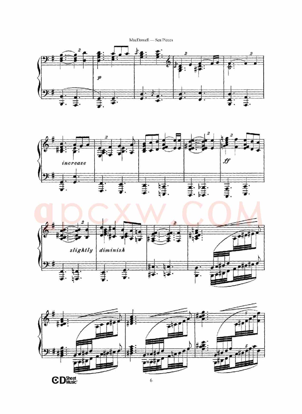 海景 Sea Pieces Op.55（No.3）