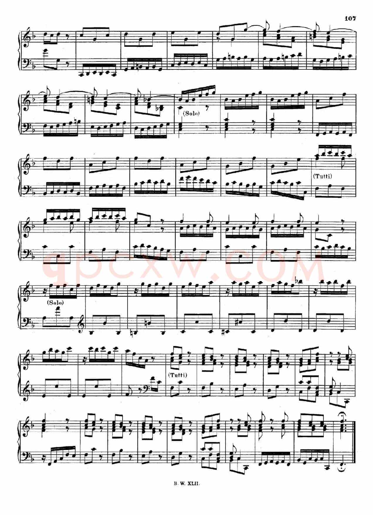 16 Concertos BWV 972-987(十六首为独奏古钢琴而作的协奏曲)(P41——50)