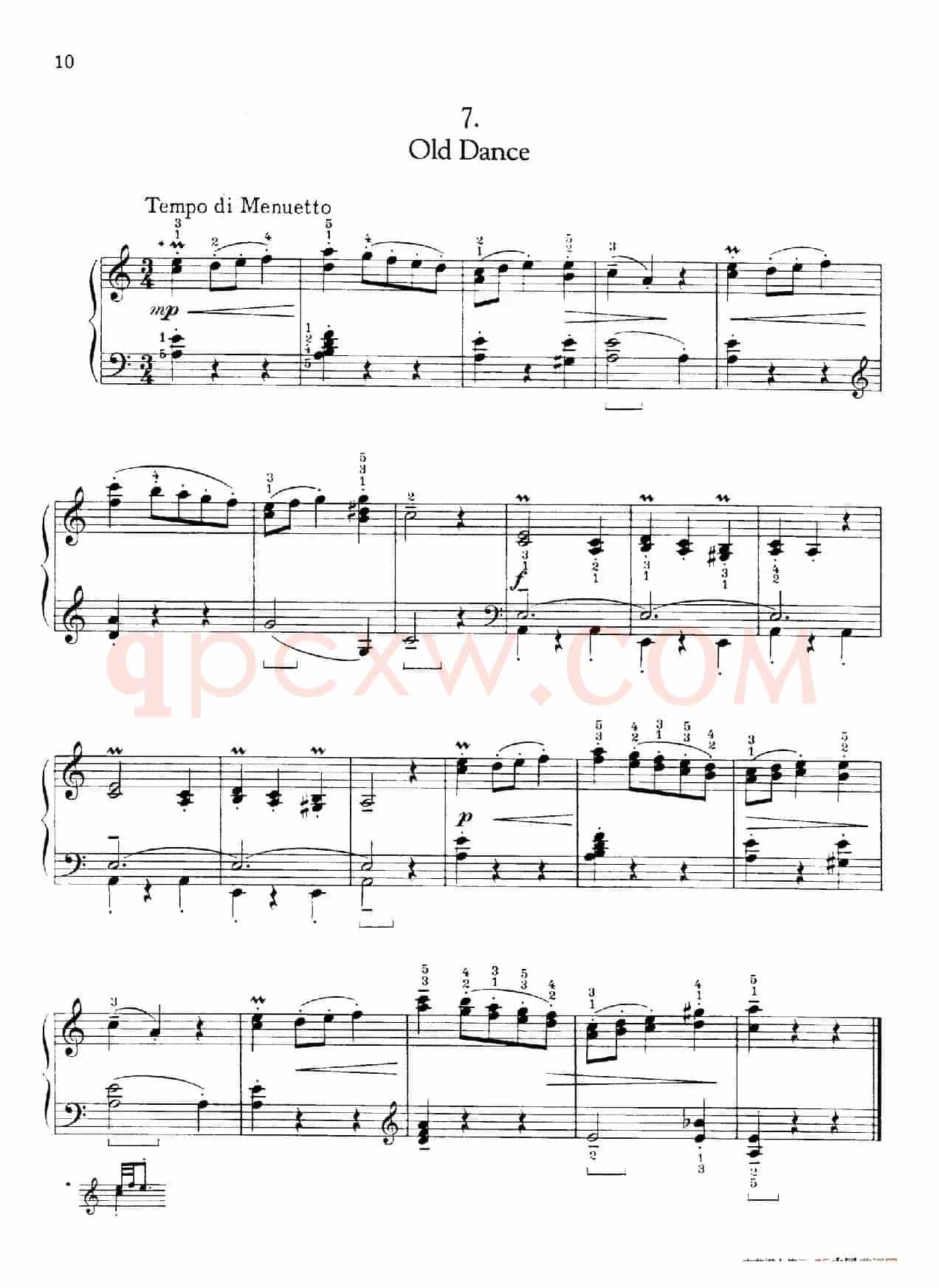 Thirty Pieces For Children Op.27(30首儿童钢琴曲 6—10)