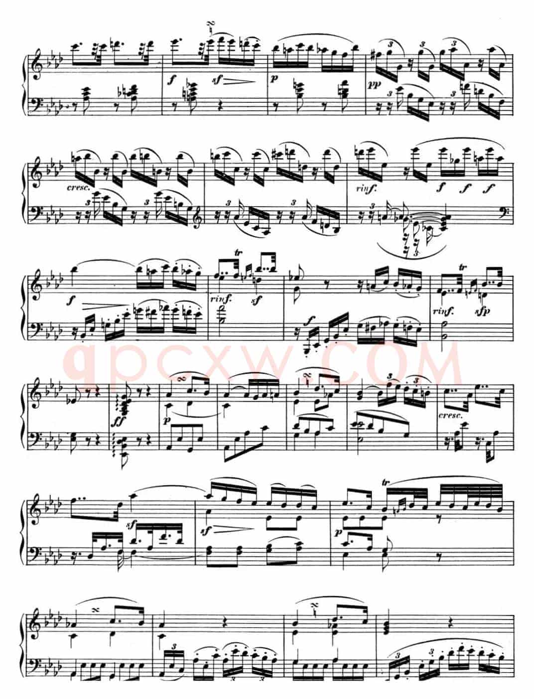 贝多芬钢琴奏鸣曲05 c小调 Op.10 No.1 C minor