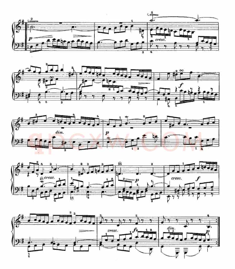 Aria con Variazioni 之24