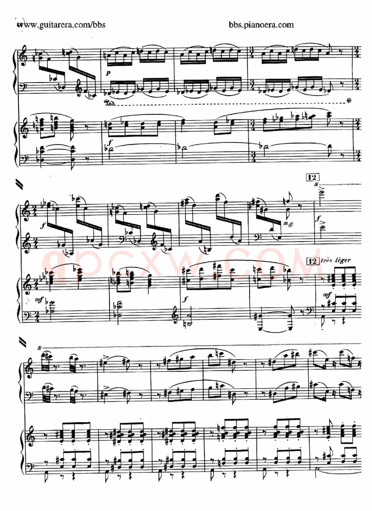 Piano Concerto in c-sharp Minor(升c小调钢琴协奏曲·第三乐章)