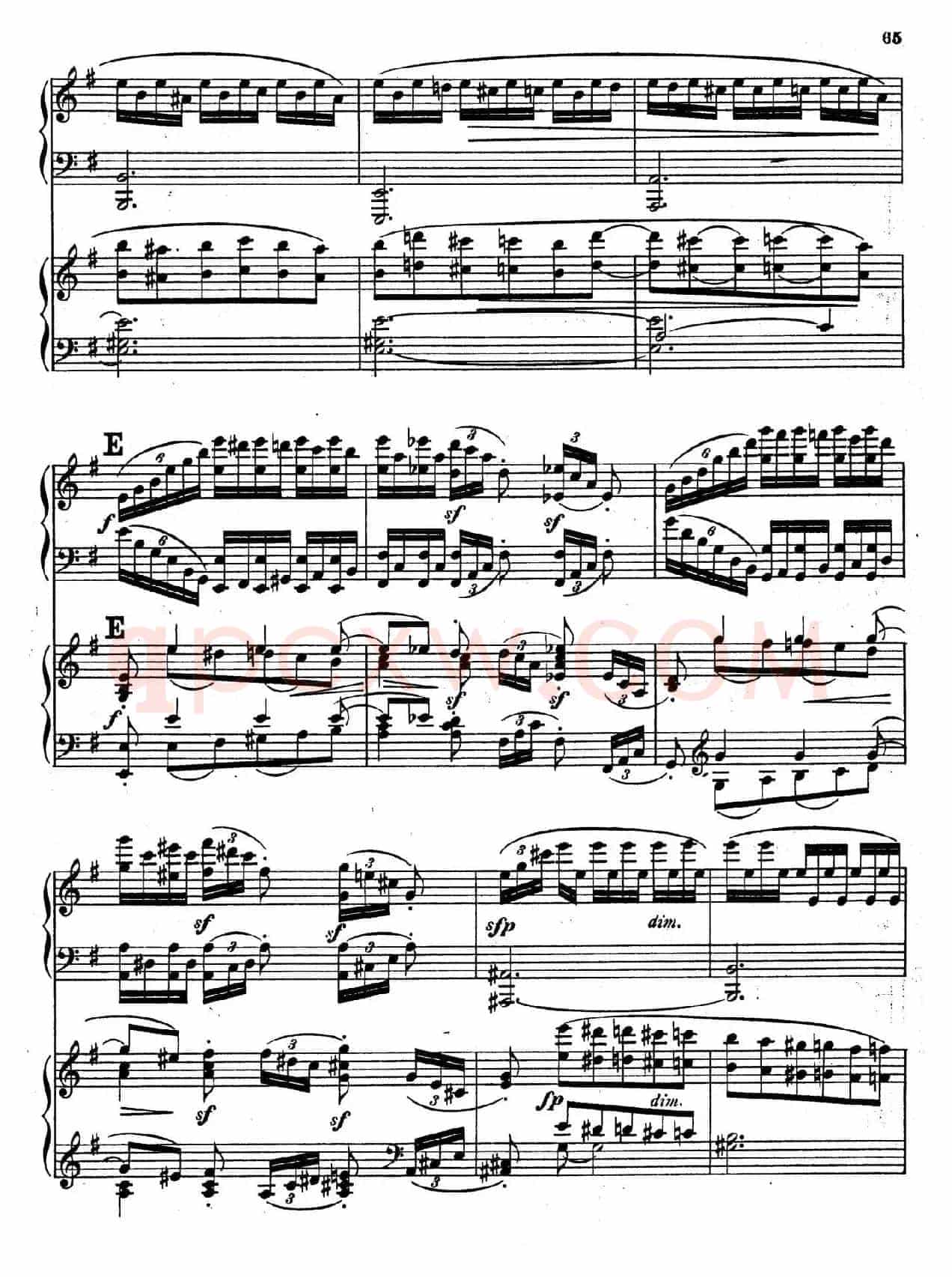 Symphony No.4 in e Minor Op.98(e小调第四交响曲·双钢琴)
