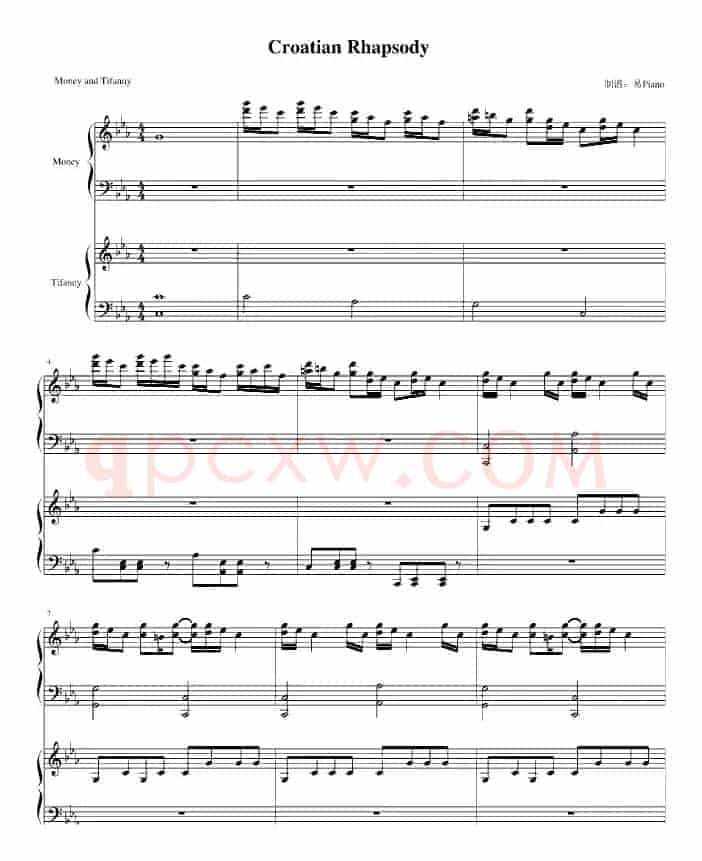 Croatian Rhapsody（克罗地亚、四手联弹）