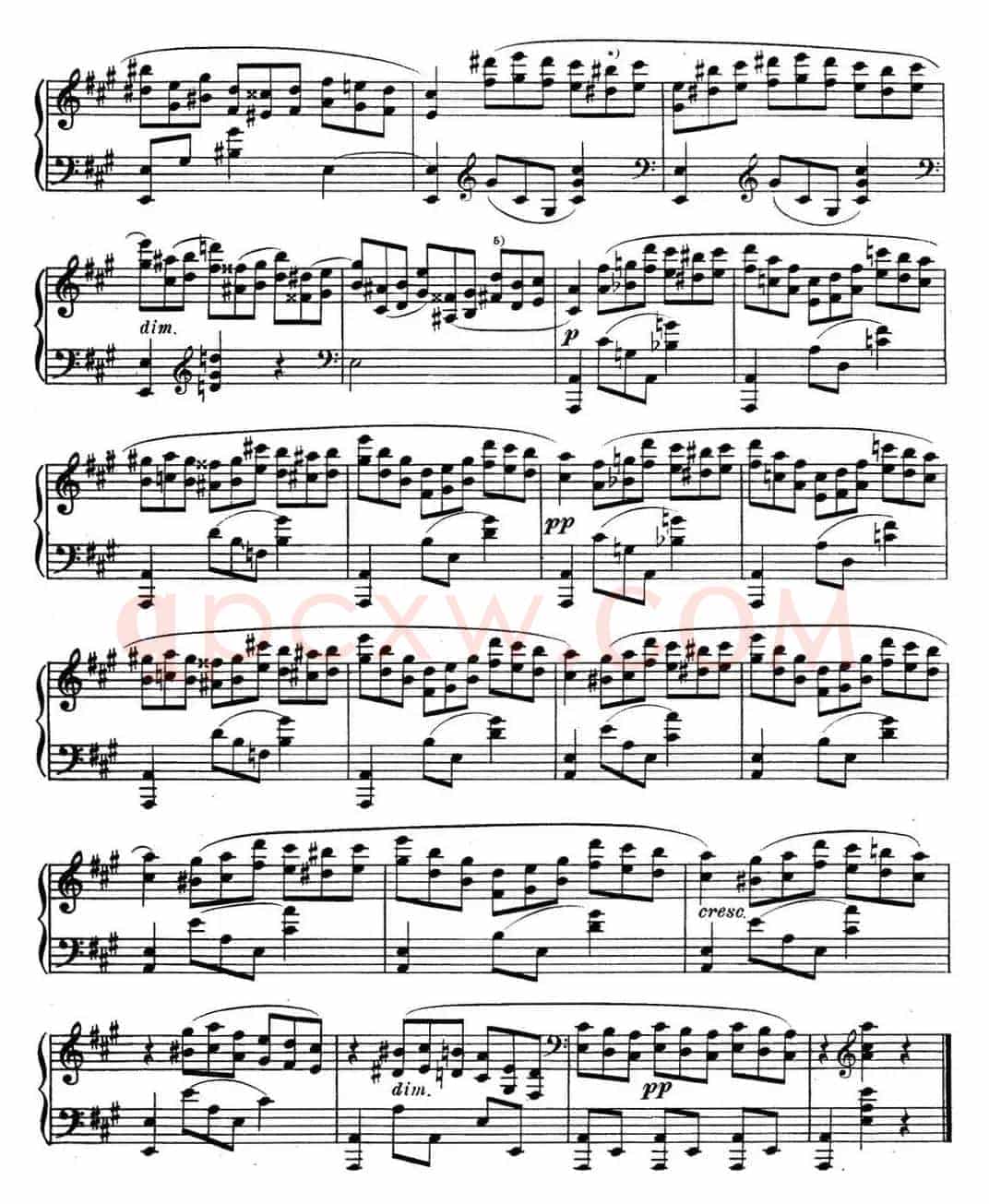 斯克里亚宾 钢琴练习曲 Op.8 No.6 Alexander Scriabin Etudes