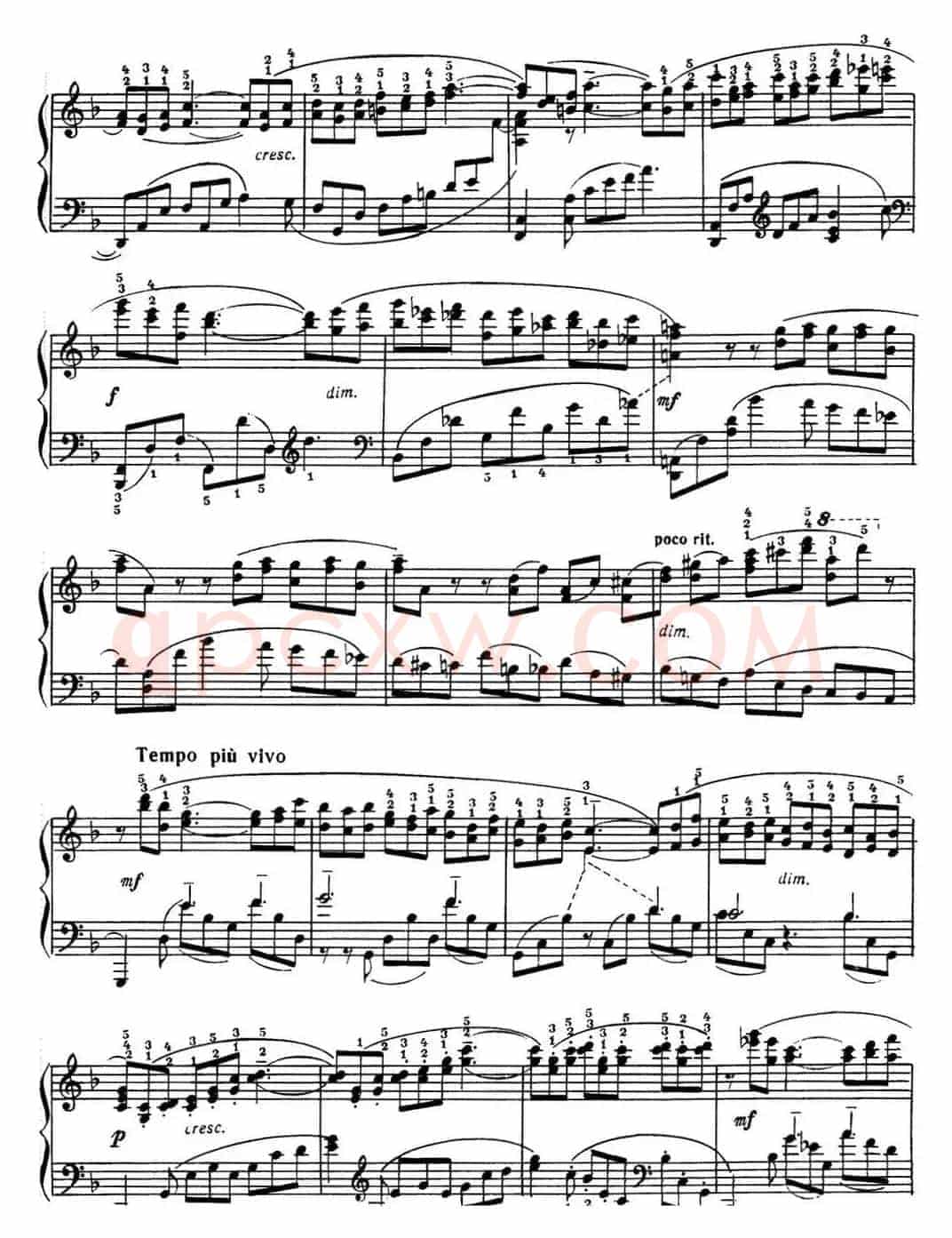 拉赫玛尼诺夫 音画练习曲16或17 Etudes tableaux Op.39 No.8