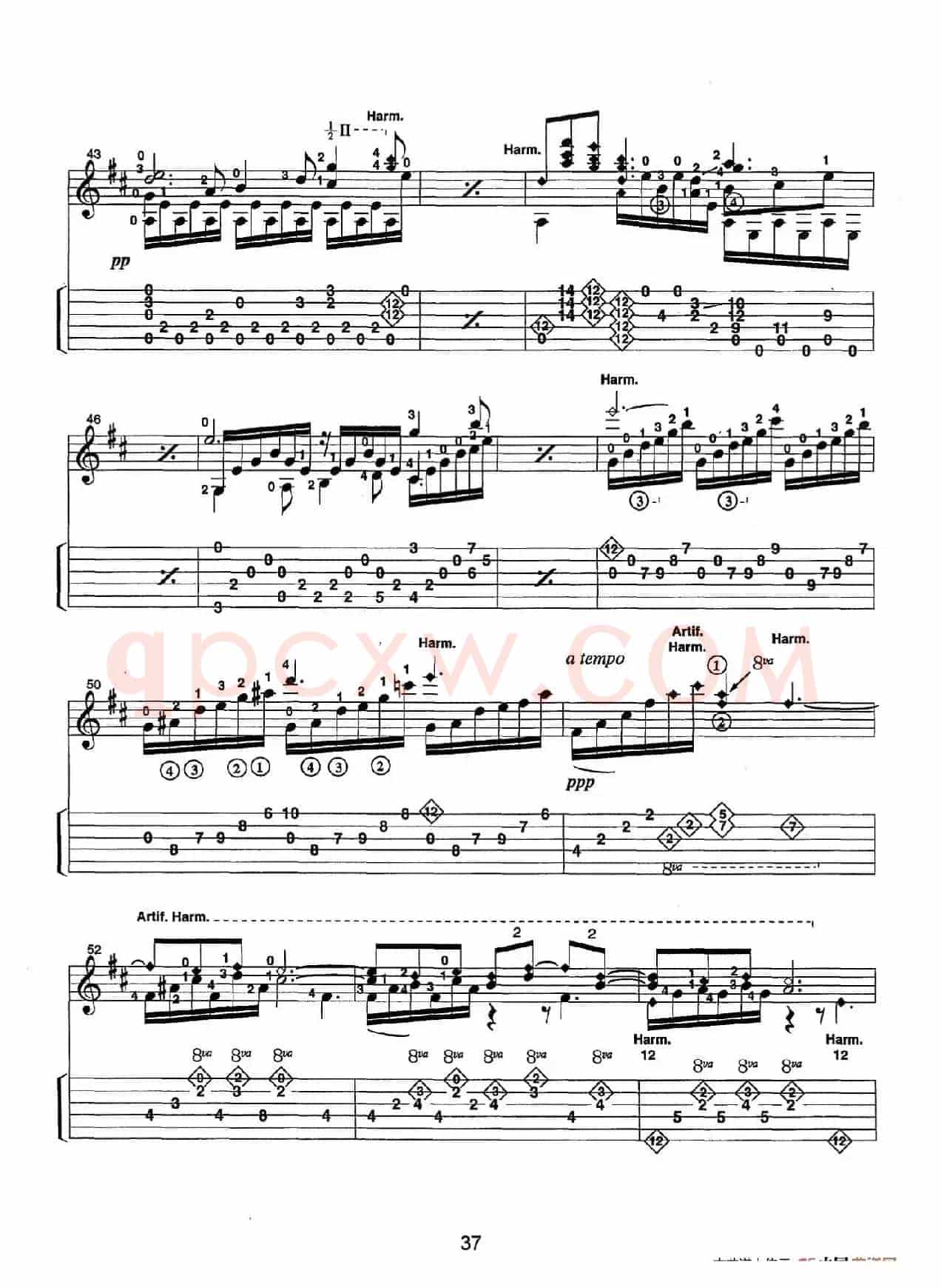 古典吉他：From the Dance（Clair de Lune）