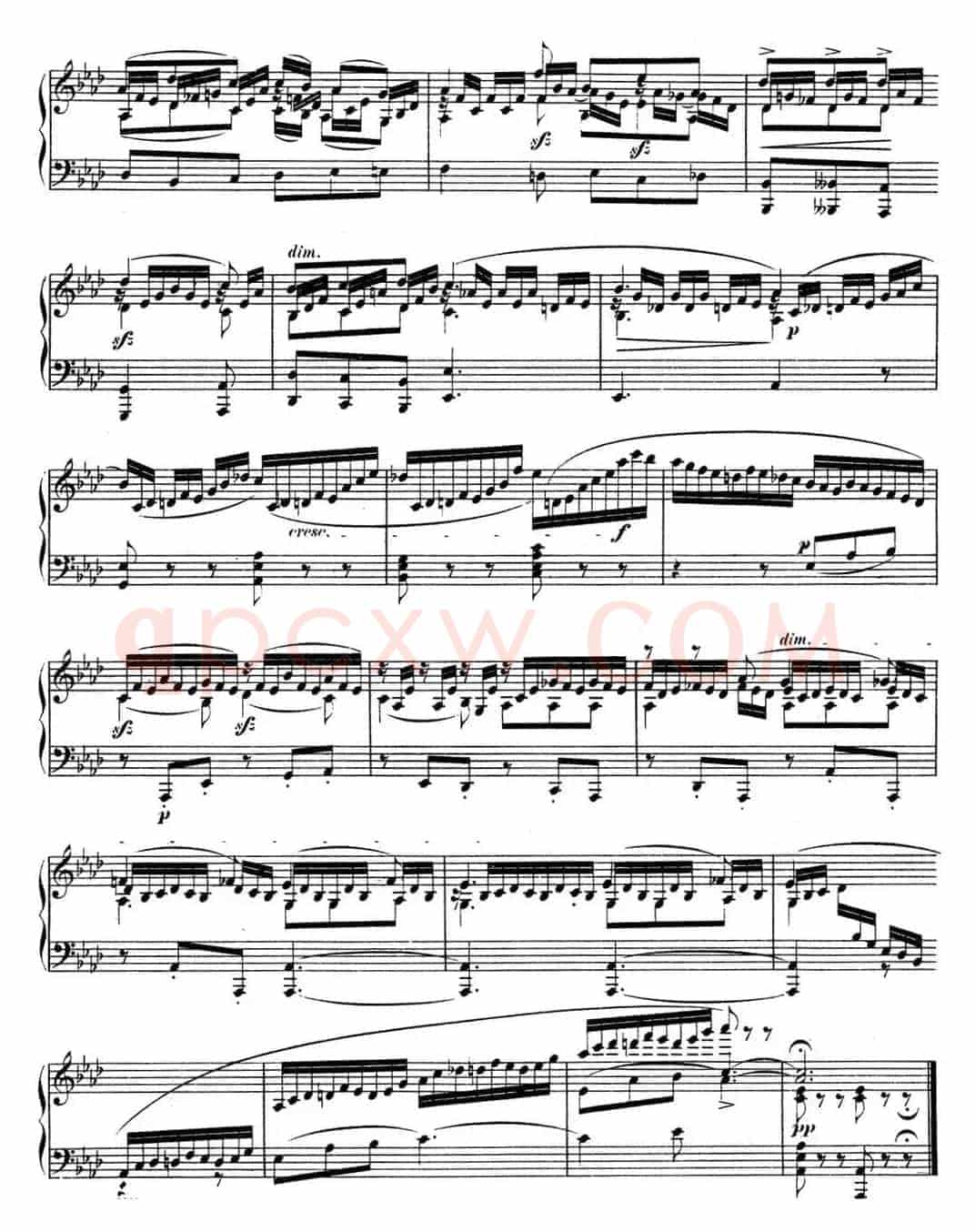门德尔松无词歌Op.38（NO.6）