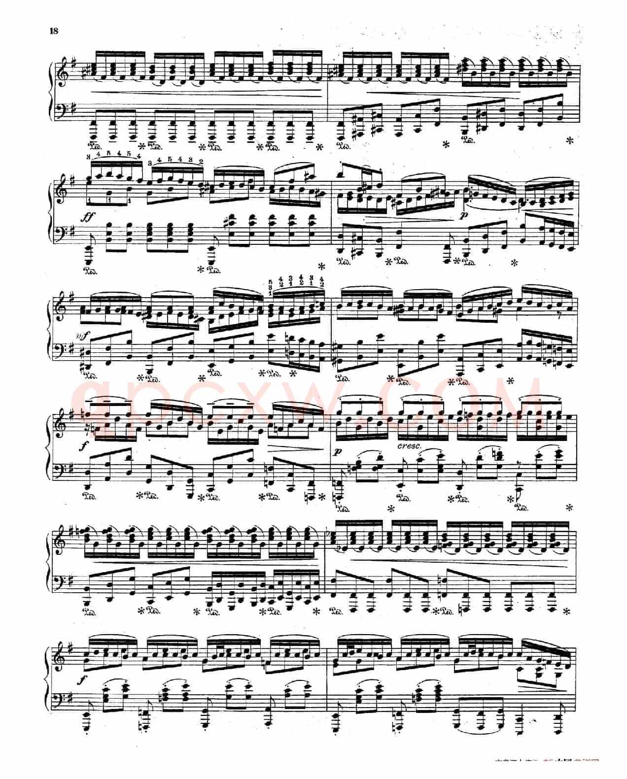 Brandenburg Concerto No.3 in G Major BWV.1048(G大调第三勃兰登堡协奏曲·钢琴独奏版)
