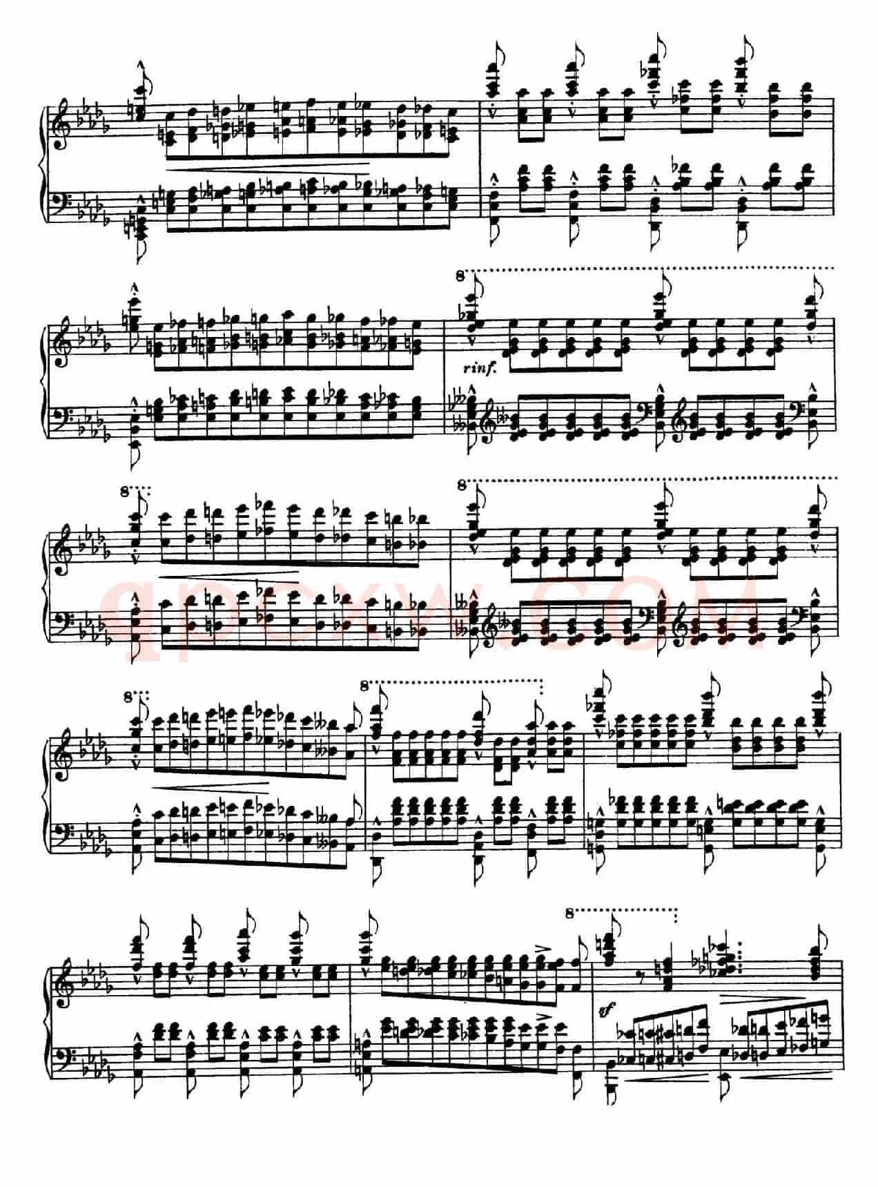 12 Etudes d'execution Transcendante S.139(12首超技练习曲·11)