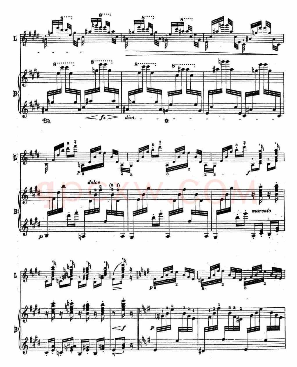 6首帕格尼尼大练习曲（Arpeggio Etude Nr.4）