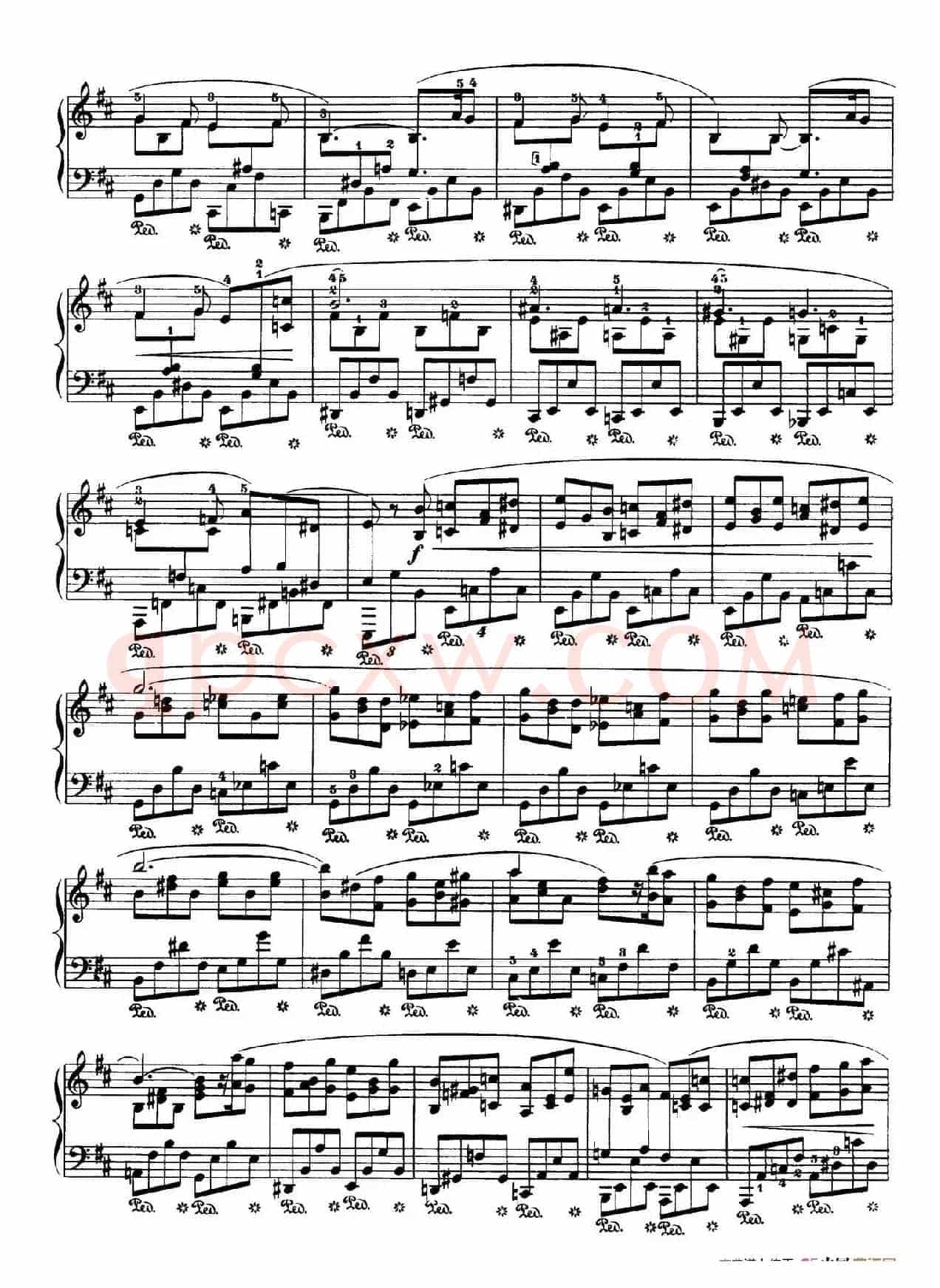 Piano Sonata No.3 in b Minor Op.58(b小调第三钢琴奏鸣曲·第四乐章)