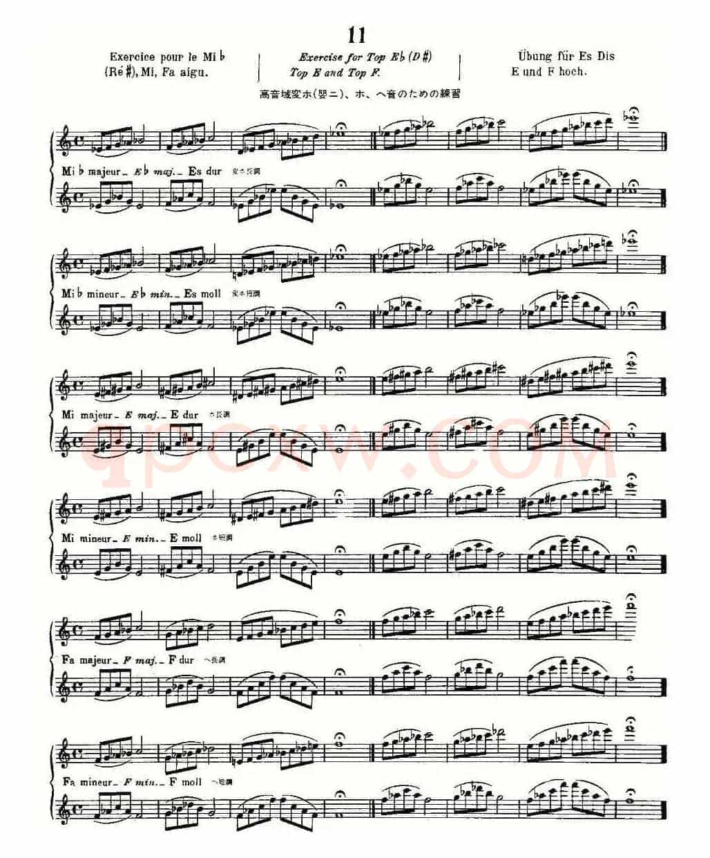 初级练习之11（Alphonse Ludec - Debutant Flutiste）