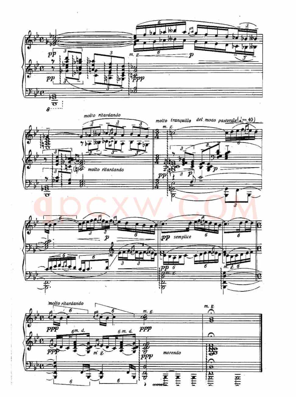 Six Préludes Exotiques Op·17（6首特色前奏曲·5）