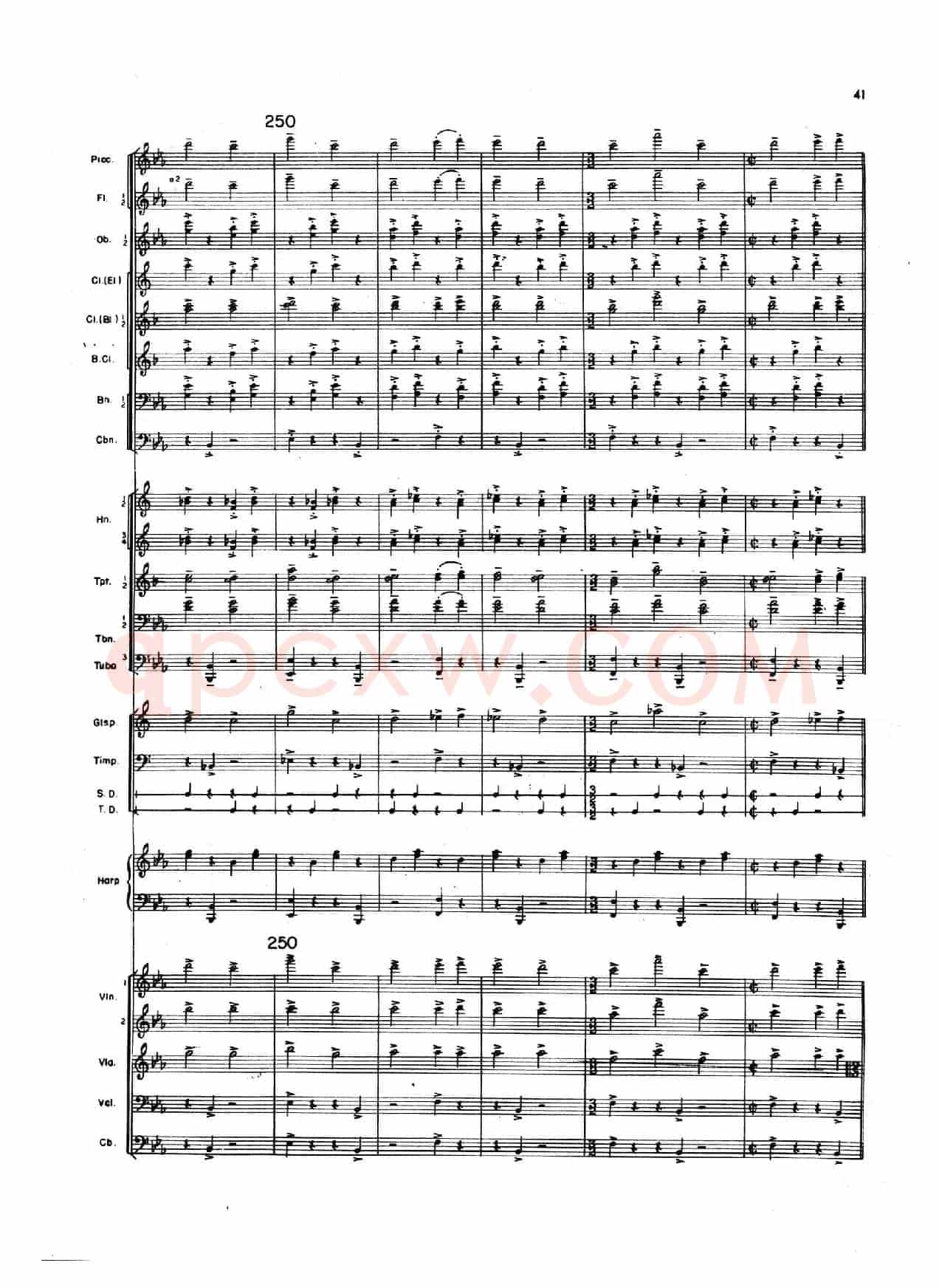 OVERTURE TO CANDIDE(《坎迪德》序曲)(交响乐总谱)