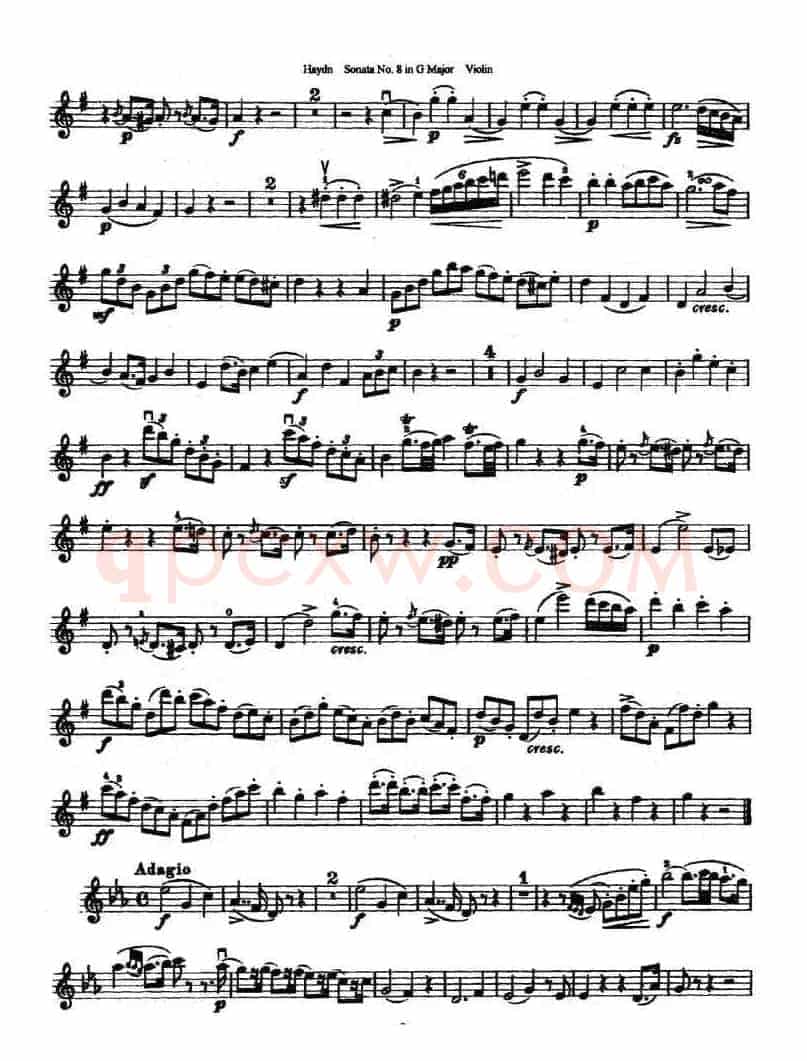 Soata No.8. in G Major