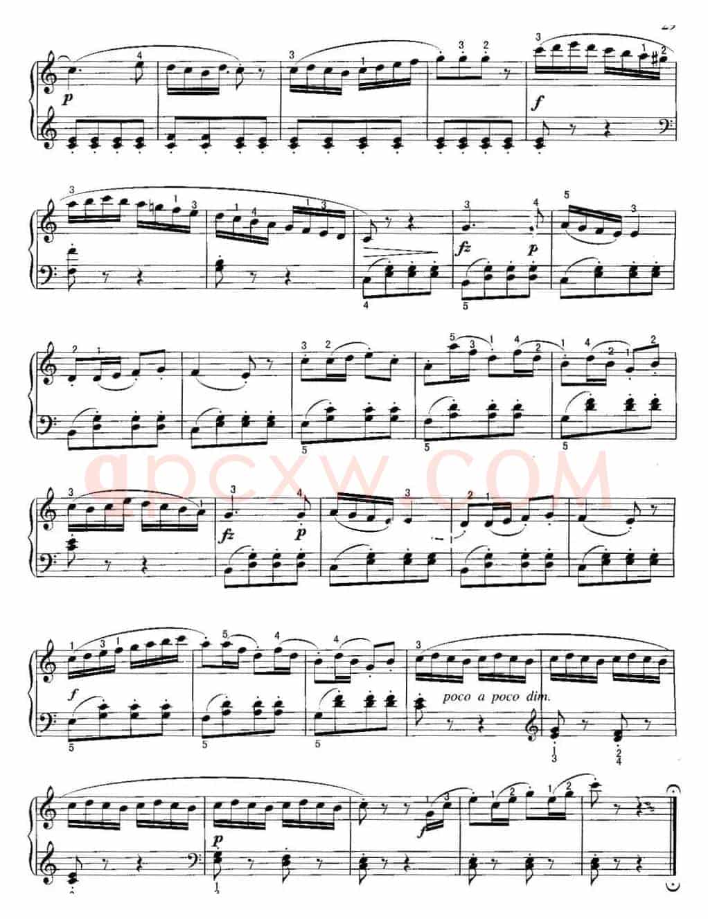不可不弹的世界钢琴名曲：小奏鸣曲Op.36-3