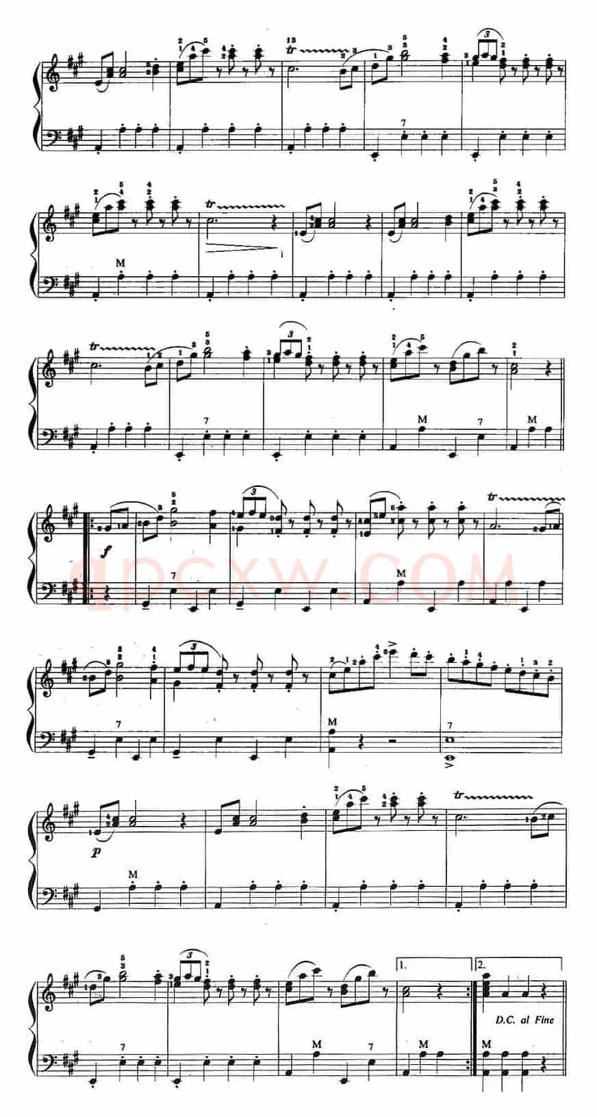 儿童手风琴曲：拉特茨基进行曲