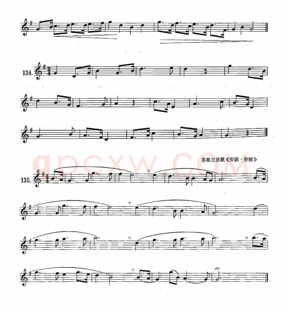 萨克斯练习曲合集（1—22）八分附点音符练习