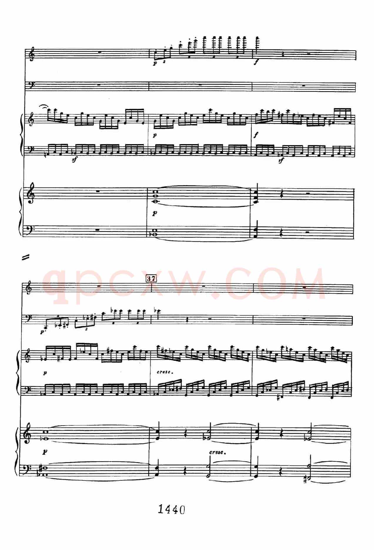 Triple Concerto in C Major Op.56(C大调三重协奏曲·双钢琴·Ⅰ)