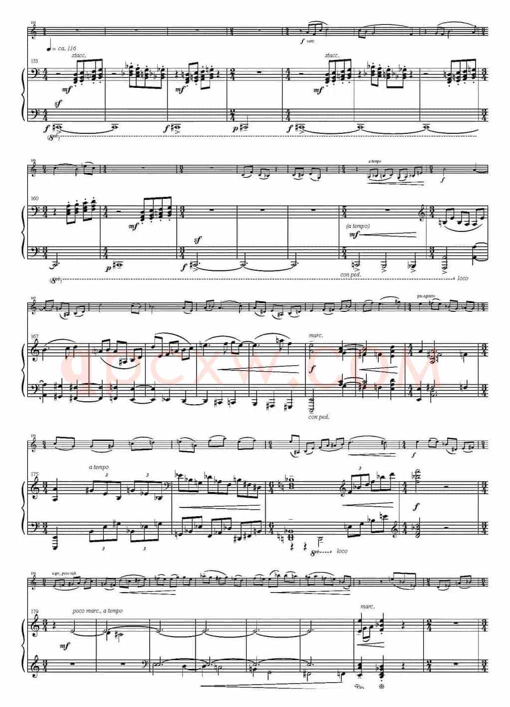 Sonata Poema aenigmaticum（小提琴+钢琴伴奏、4th movement）