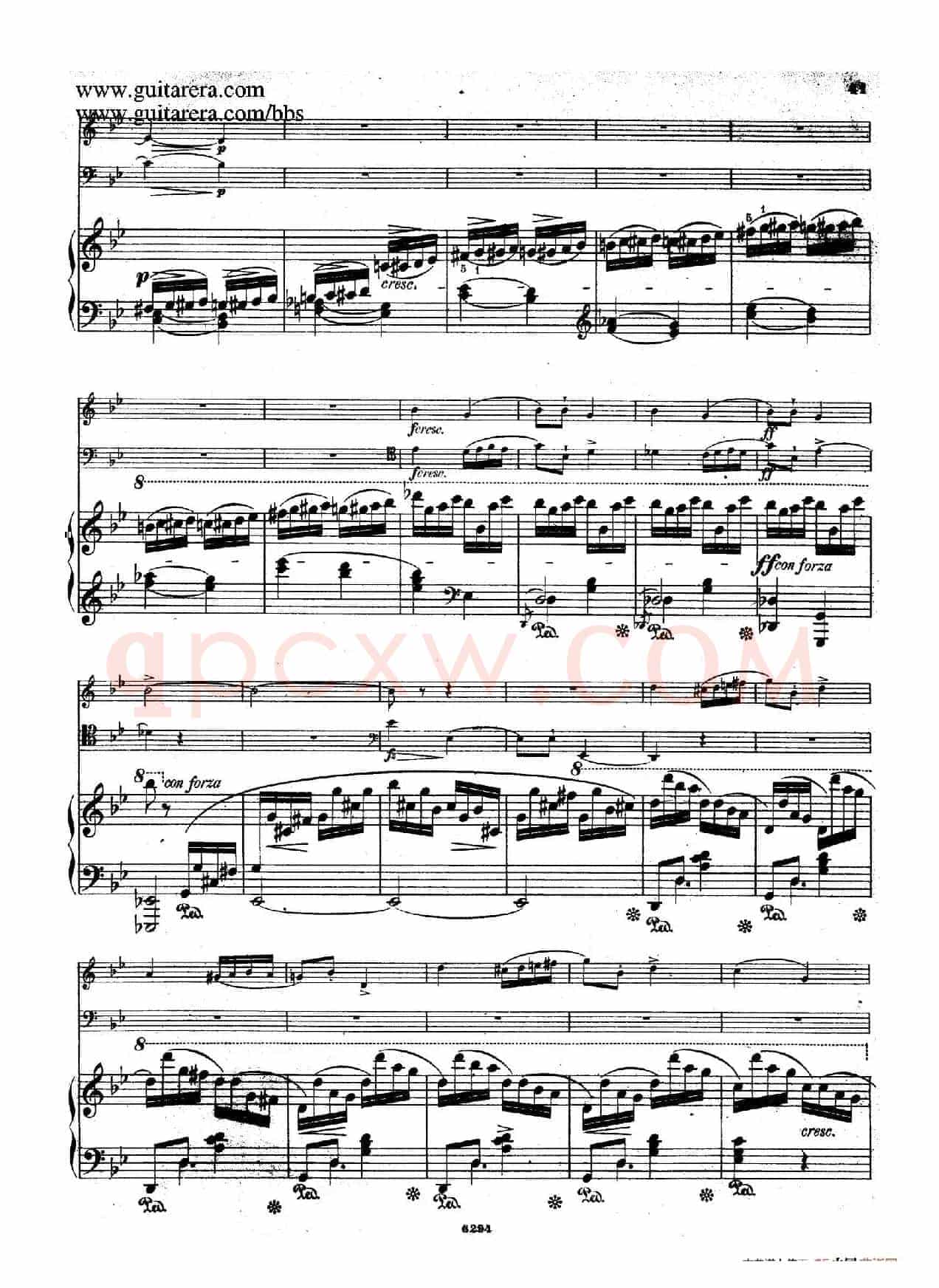 Piano Trio in g Minor Op.8（g小调钢琴三重奏）