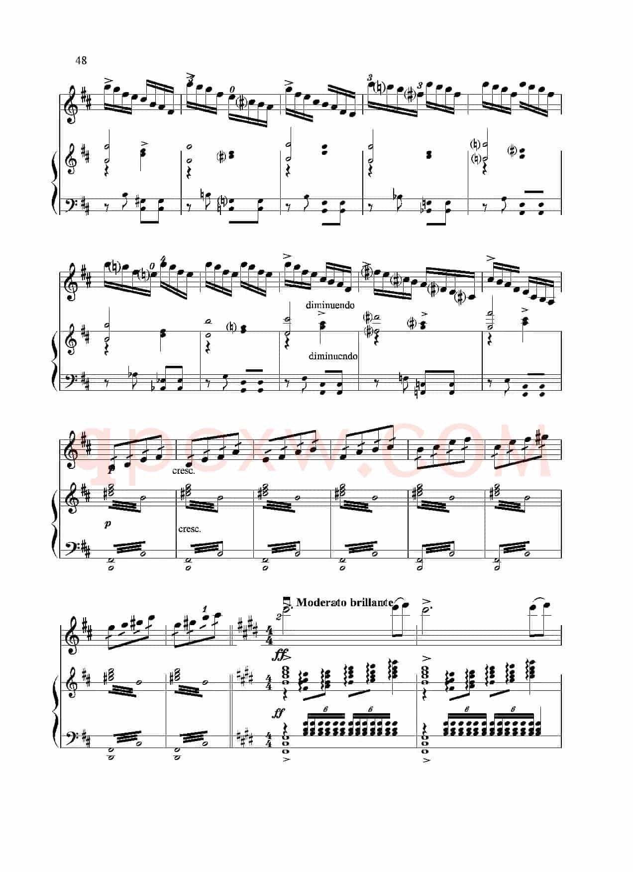满江红幻想曲（小提琴+钢琴）