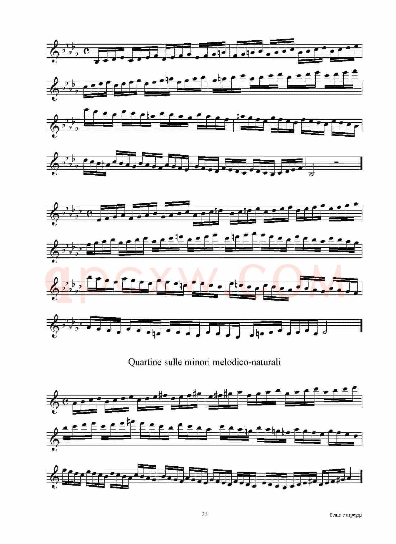 实用的萨克斯音阶练习曲集（P16——30）