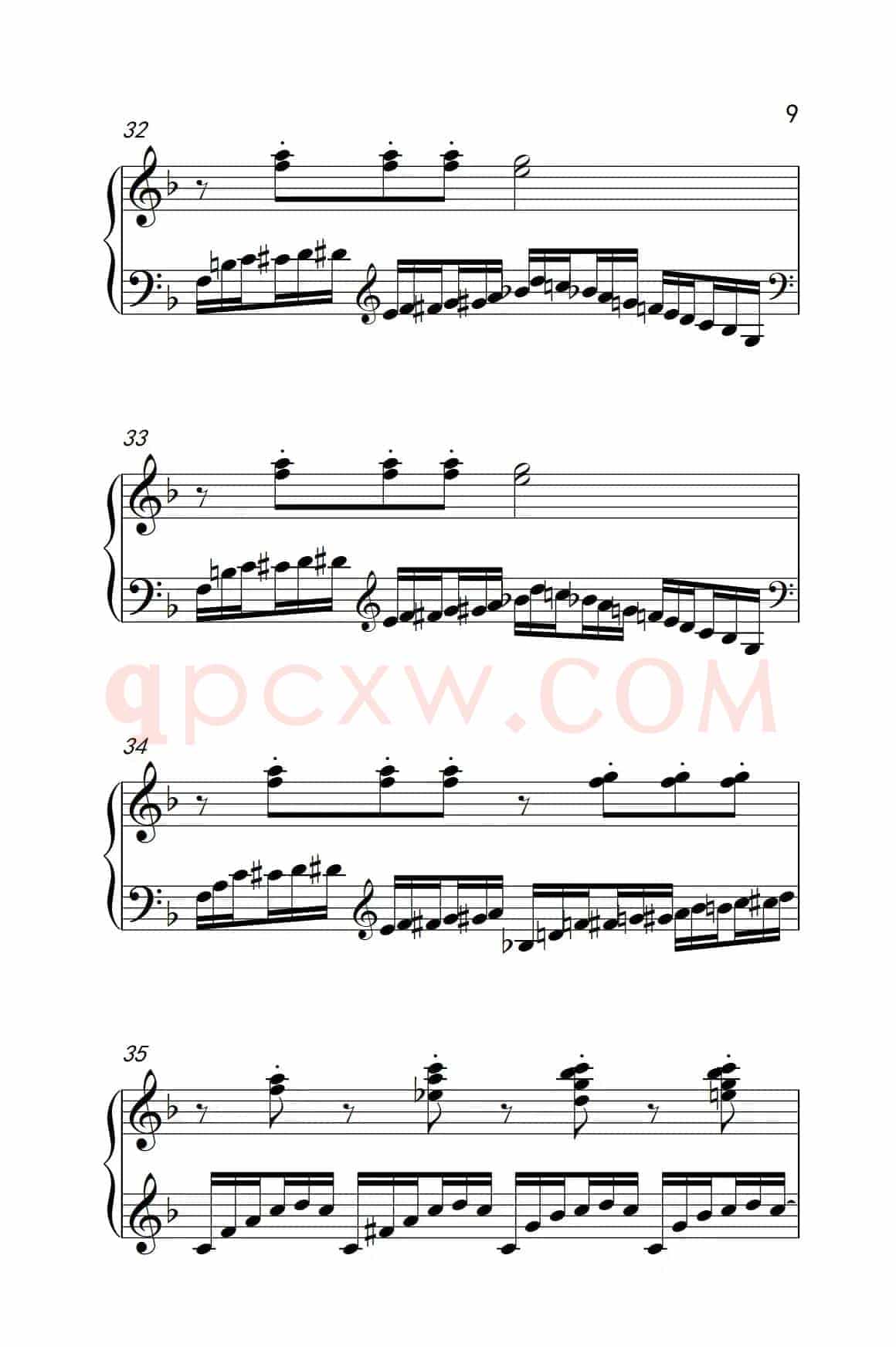 第八级3.练习曲 No.6 （中央音乐学院 钢琴（业余）考级教程 7-9级）
