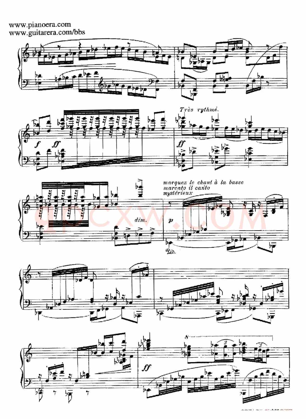 Goyescas(戈雅之画)(3. 烛光凡丹戈 El Fandango De Candil)