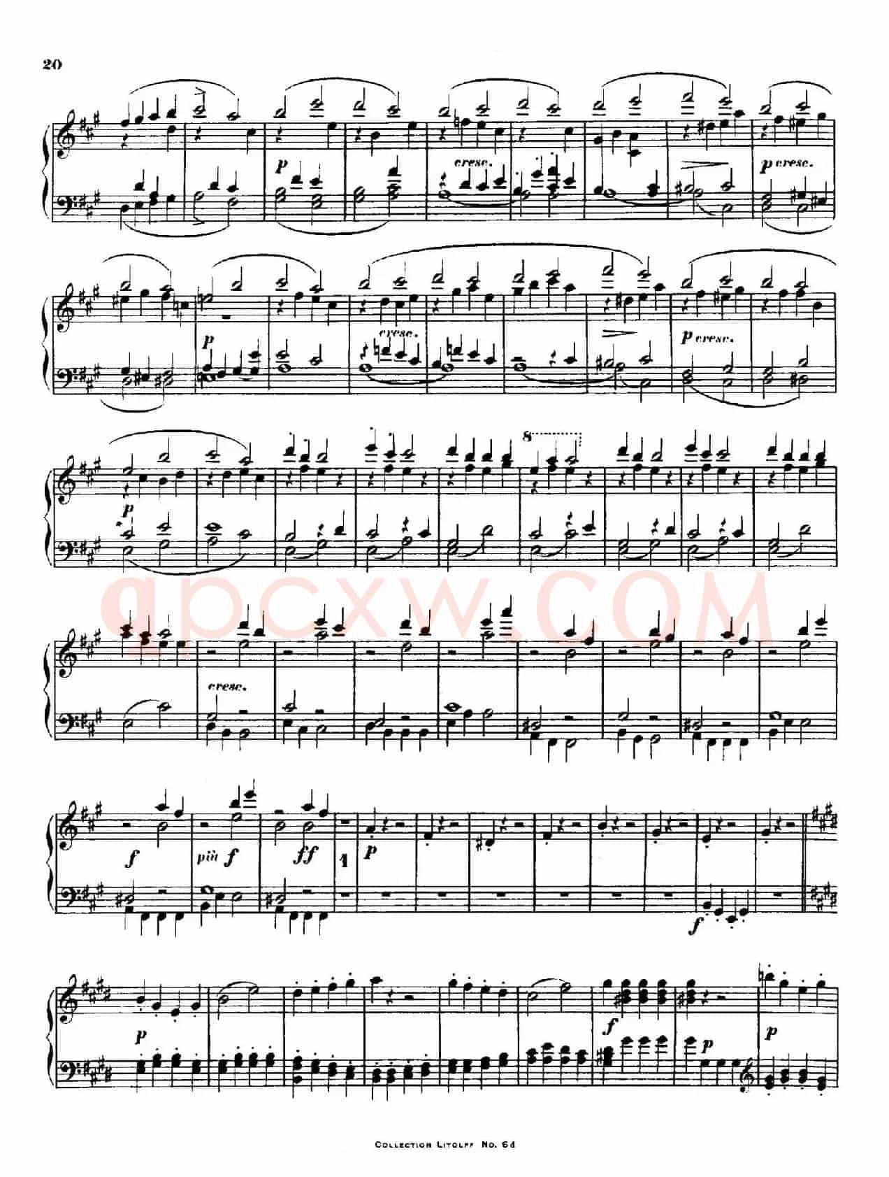 Quartet No.14(升c小调第十四弦乐四重奏钢琴版)