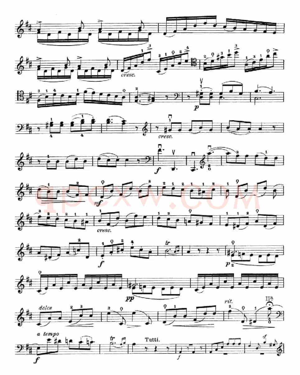 J. Haydn Concerto in D Major（海顿D大调大提琴协奏曲 [大提琴谱]）