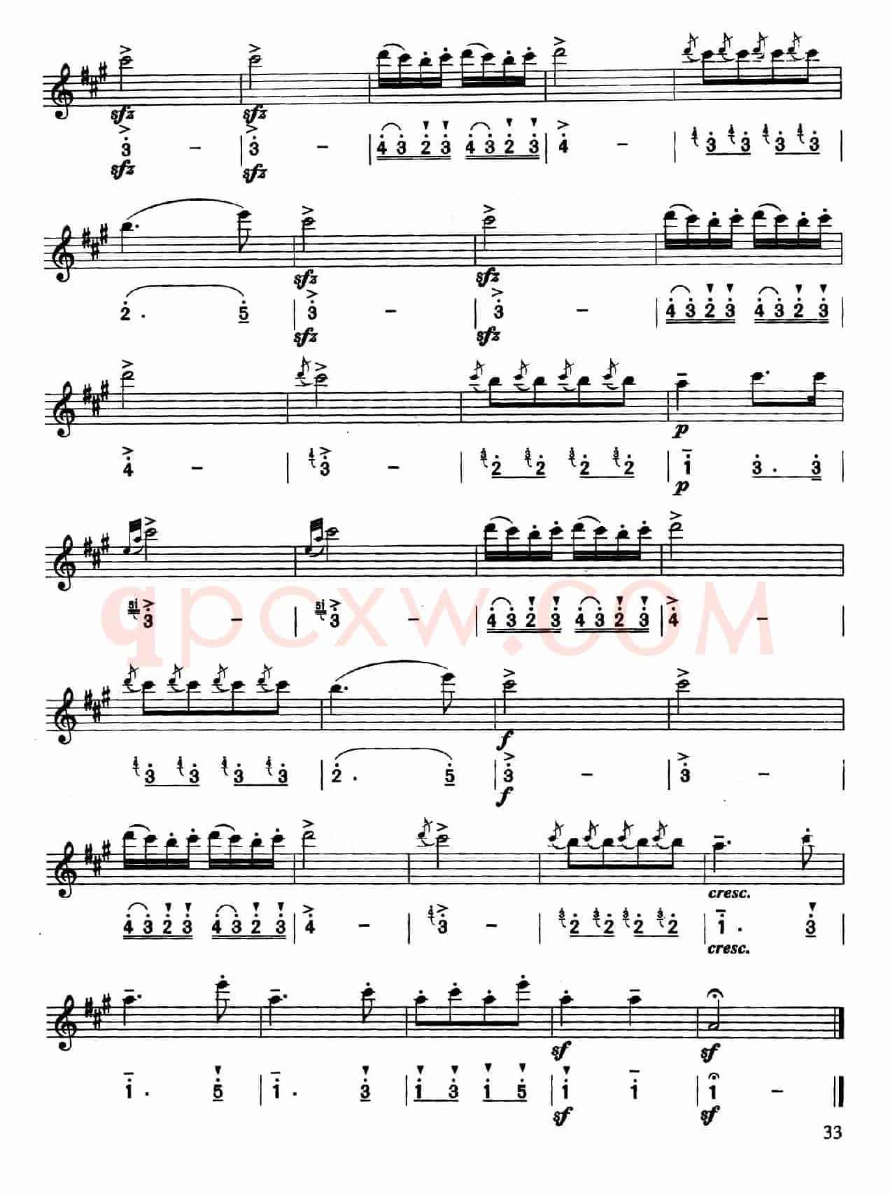 土耳其进行曲（莫扎特作曲版、线简谱对照版）